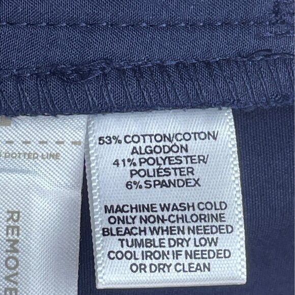 Loft Womens Navy Straight-Leg Dress Pants Size 8 - New - Picture 8 of 11